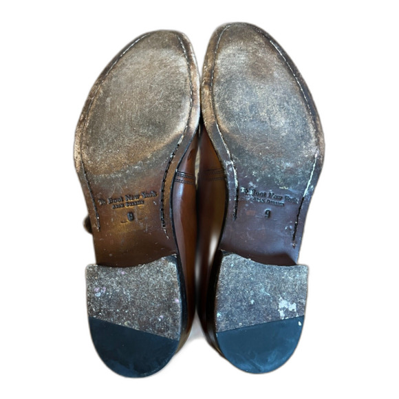 To Boot New York Brown Adam Derrick Oxford Leather Dress Shoes Mens Size 9 - Picture 7 of 8